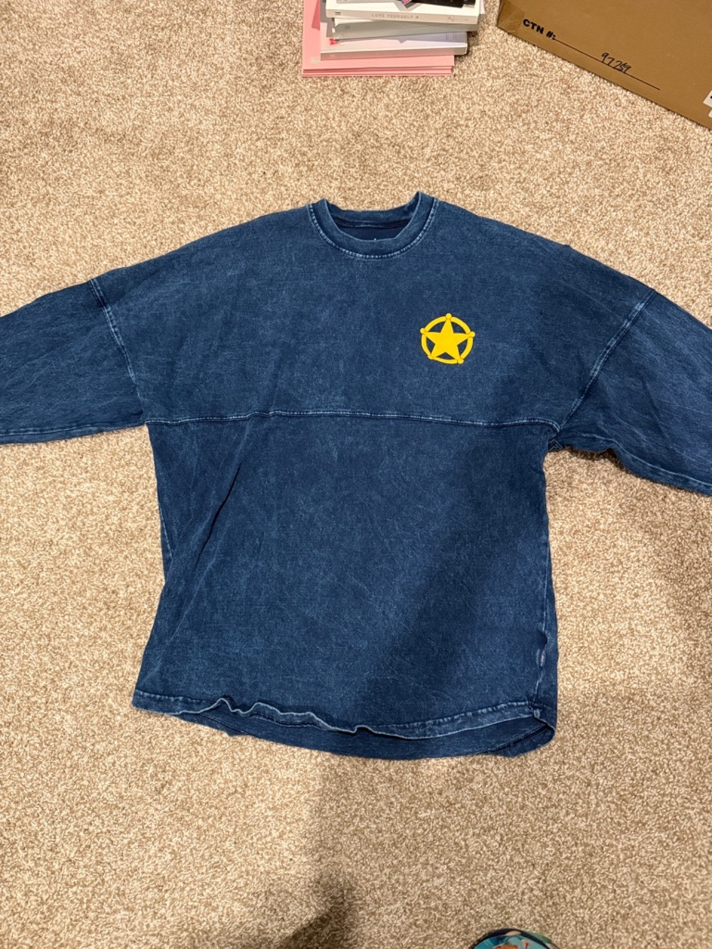 Disney Sheriff Woody Toy Story Spirit Jersey SIZE SMALL
